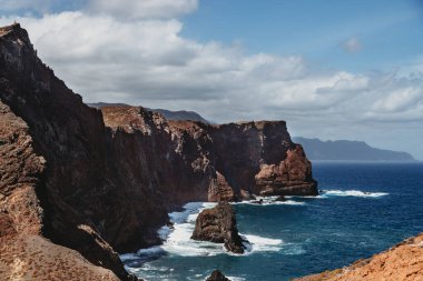 Madeira, Portekiz 'in kuzeydoğusundaki Saint Lawrence Noktası.