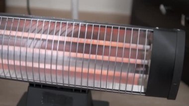The electric heater works in the apartment.