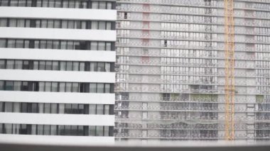 Türkiye 'nin Batumi kentinde gökdelenlerin inşası.