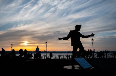 Billy Fury Heykeli Liverpool, İngiltere