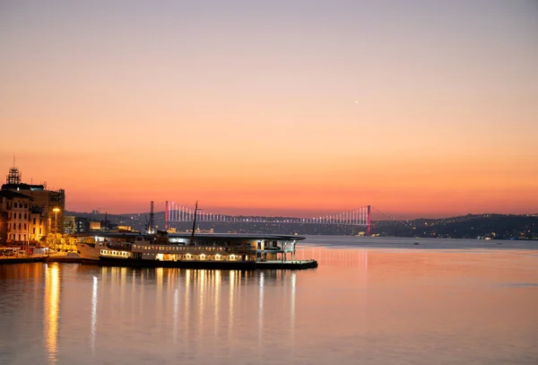 トルコのイスタンブール ボスポラス橋 — Stock fotografie