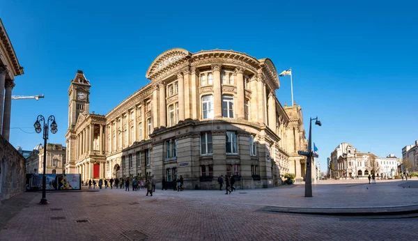 Victoria Meydanı Ndaki Konsey Evi Nin Manzarasında Güneş Işığı Birmingham — Stok fotoğraf