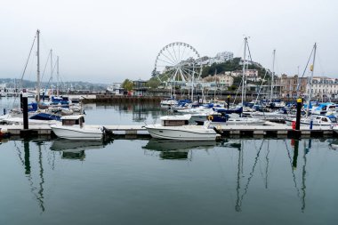 Torquay Limanı ve Marina, İngiltere 'deki Torbay Feribot' u gösteriyor.