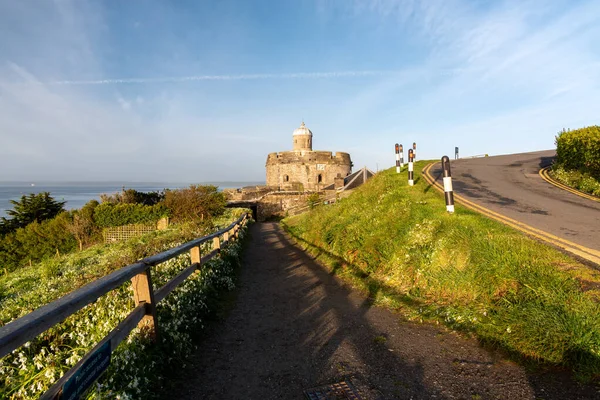 Blick Auf Den Wachturm Cornwall — Stockfoto