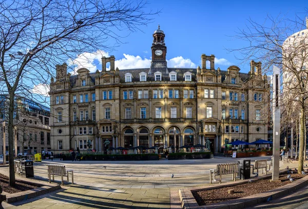 Leeds Westyorkshire England Mars 2023 Fasad Syn Leeds City Square — Stockfoto
