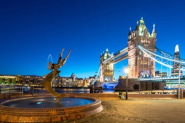 Tower Bridge Londra Notte — Foto Stock