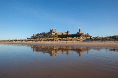 Bamburgh Şatosu, Northumberland, İngiltere, Birleşik Krallık, Avrupa