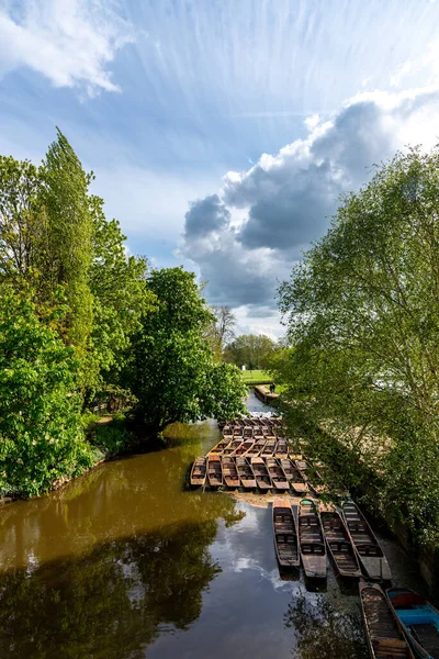 Barcos Río Cherwell Oxford Oxfordshire Inglaterra — Foto de Stock