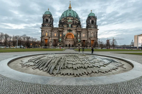 Catedral Berlim Berliner Dom Famoso Marco Berlim Localizado Ilha Dos — Fotografia de Stock