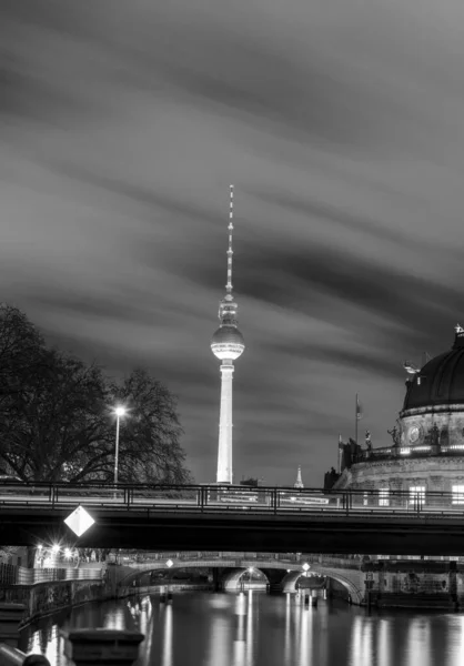 Berlin März 2017 Fernsehturm Alexanderplatz Berlin — Stockfoto