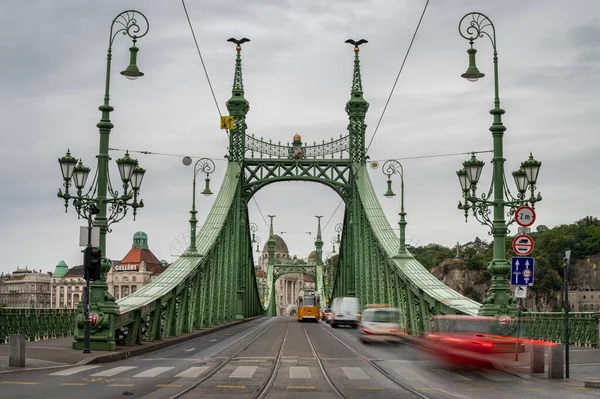 Szabadság Híd Budapest Magyarország — Stock Fotó