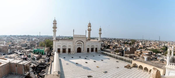 Джамія Масджид Аль Садік Одна Найбільших Мечетей Пакистану Розташована Центрі — стокове фото