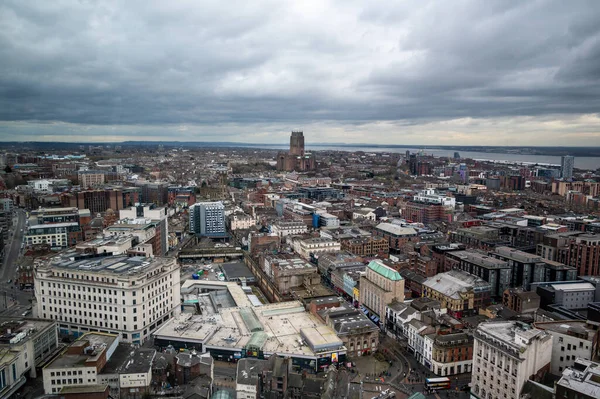 Schöne Aussicht Auf Liverpool England — Stockfoto