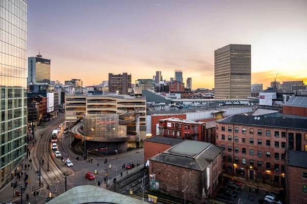 Parkhaus Manchester City Großbritannien — Stockfoto
