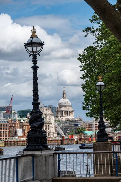Londra Ngiltere Deki Pauls Katedrali Nin Manzaralı Görüntüleri — Stok fotoğraf