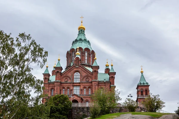 Catedral Ortodoxa Upensky Helsinki Finlândia — Fotografia de Stock