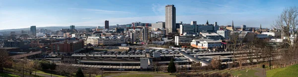Die Skyline Der Stadt Sheffield South Yorkshire — Stockfoto