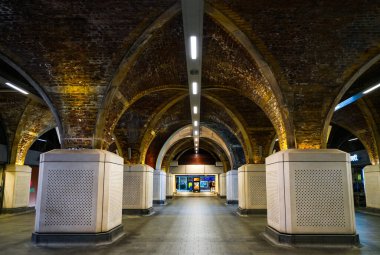 London, UK - SEP 01, 2024-The interior of London Bridge, it is a central London railway terminus and connected London Underground station. clipart