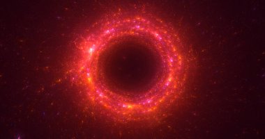 Soyut çember ışık arkaplanı oluşturuluyor