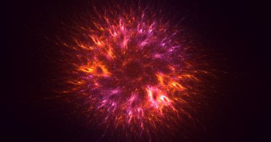 3B soyut yuvarlak ışık arkaplanı oluşturma