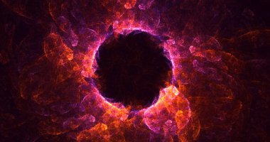 3B soyut yuvarlak ışık arkaplanı oluşturma