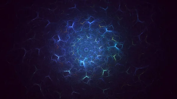 Візуалізація Абстрактного Круглого Світлого Фону — стокове фото