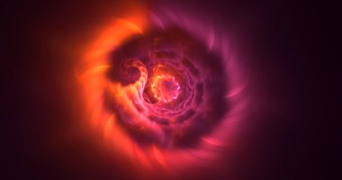 3B soyut renkli fraktal ışık arkaplanı oluşturma