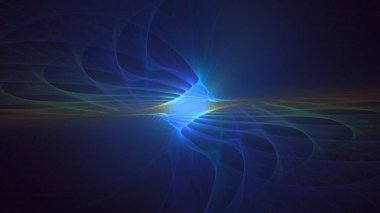 3B soyut renkli fraktal ışık arkaplanı oluşturma