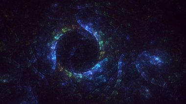 Soyut çember ışık arkaplanı oluşturuluyor