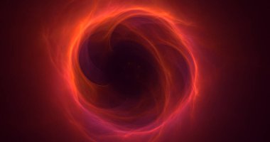 3D, soyut çok renkli teknoloji fraktal ışık arkaplanı oluşturuluyor