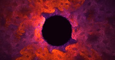 Soyut çember ışık arkaplanı oluşturuluyor