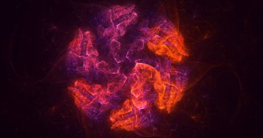 Soyut çember ışık arkaplanı oluşturuluyor