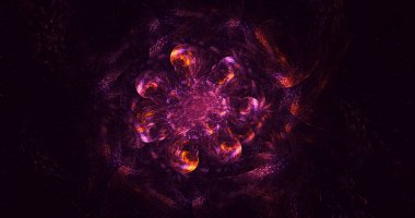 Soyut çember ışık arkaplanı oluşturuluyor