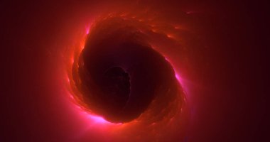 Soyut çok renkli fraktal ışık arkaplanı 3B görüntüleme