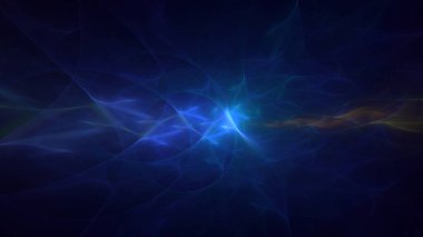 3B soyut renkli fraktal ışık arkaplanı oluşturma