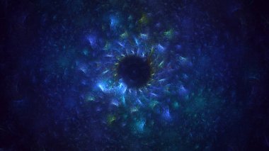 Soyut çember ışık arkaplanı oluşturuluyor