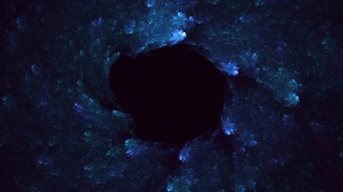 3B soyut renkli fraktal ışık arkaplanı oluşturma