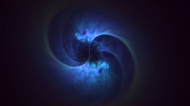 3B soyut renkli fraktal ışık arkaplanı oluşturma