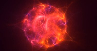 3B soyut yuvarlak ışık arkaplanı oluşturma