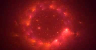 3B soyut yuvarlak ışık arkaplanı oluşturma