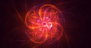 3B soyut yuvarlak ışık arkaplanı oluşturma