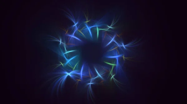 Weergave Abstracte Cirkel Lichte Achtergrond — Stockfoto
