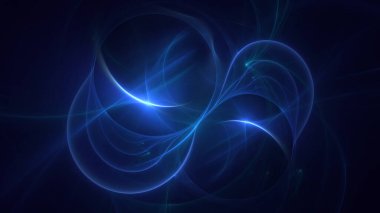 Soyut çok renkli fraktal ışık arkaplanı 3B görüntüleme