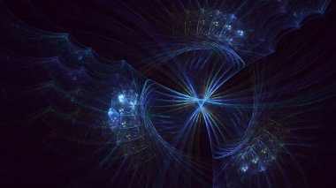 3B soyut yuvarlak ışık arkaplanı oluşturma