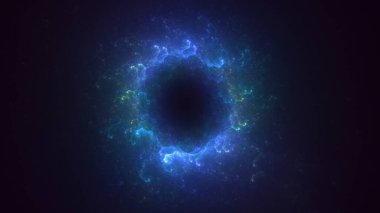 3B soyut yuvarlak ışık arkaplanı oluşturma