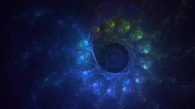 3B soyut yuvarlak ışık arkaplanı oluşturma