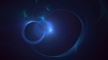 3B soyut renkli fraktal ışık arkaplanı oluşturma