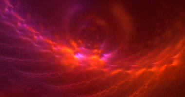 3B soyut renkli fraktal ışık arkaplanı oluşturma