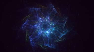 Soyut çember ışık arkaplanı oluşturuluyor