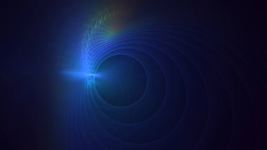 3D, soyut çok renkli teknoloji fraktal ışık arkaplanı oluşturuluyor